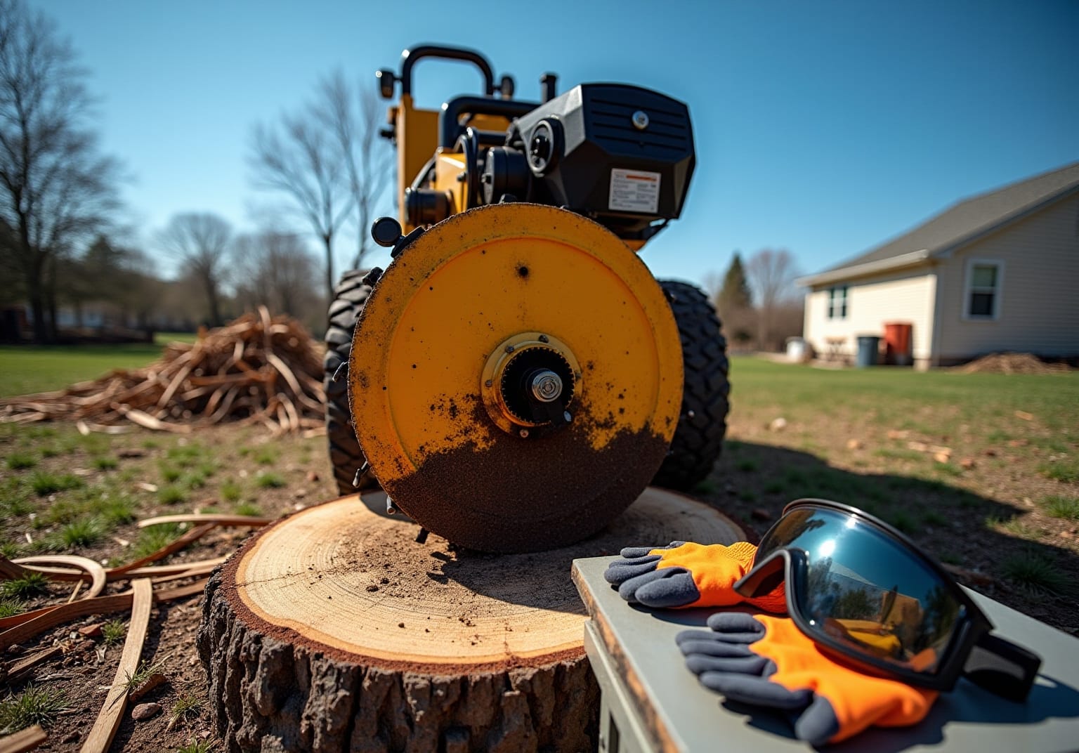 Anyone have a contact for a dumpster rental to fill with tree stumps?