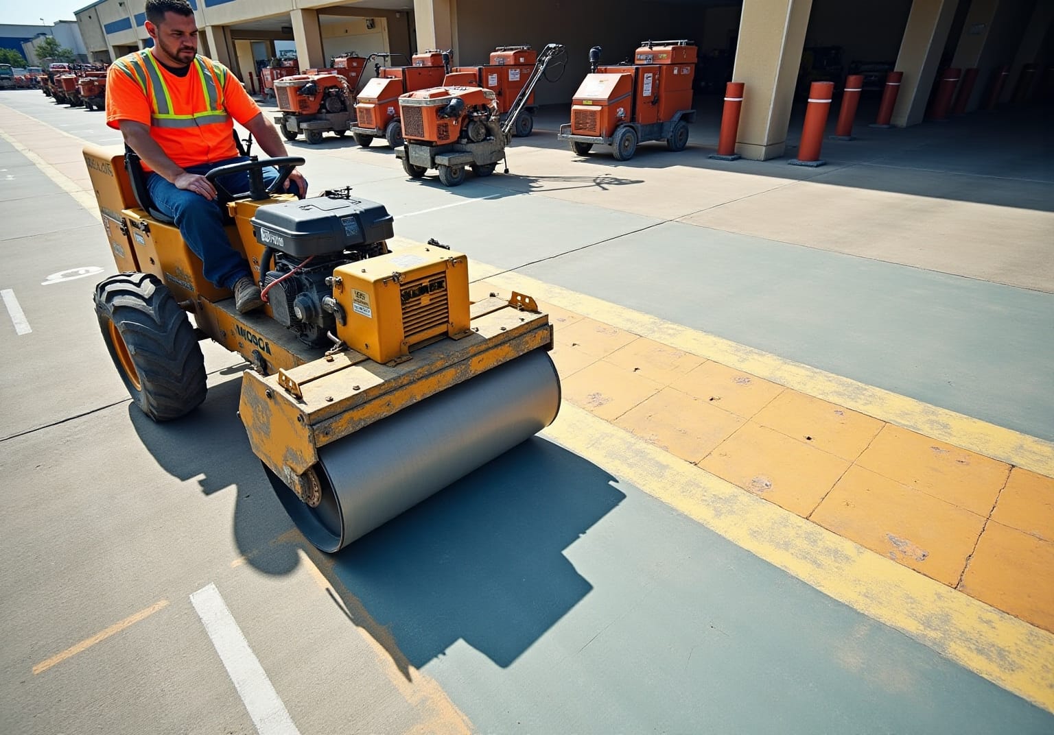 4 Steps for Line Striping Removal Equipment Rental Success
