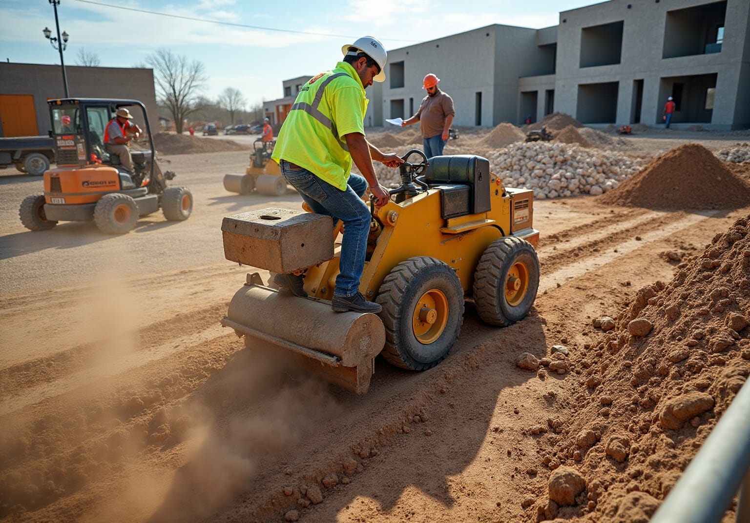 7 Benefits of Tamping Rammer Rental for Construction Projects