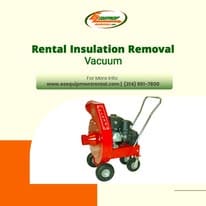 Rent Powerful Insulation Vacuums Easily and Get Your Projects Done Faster with EZ Equipment Rental