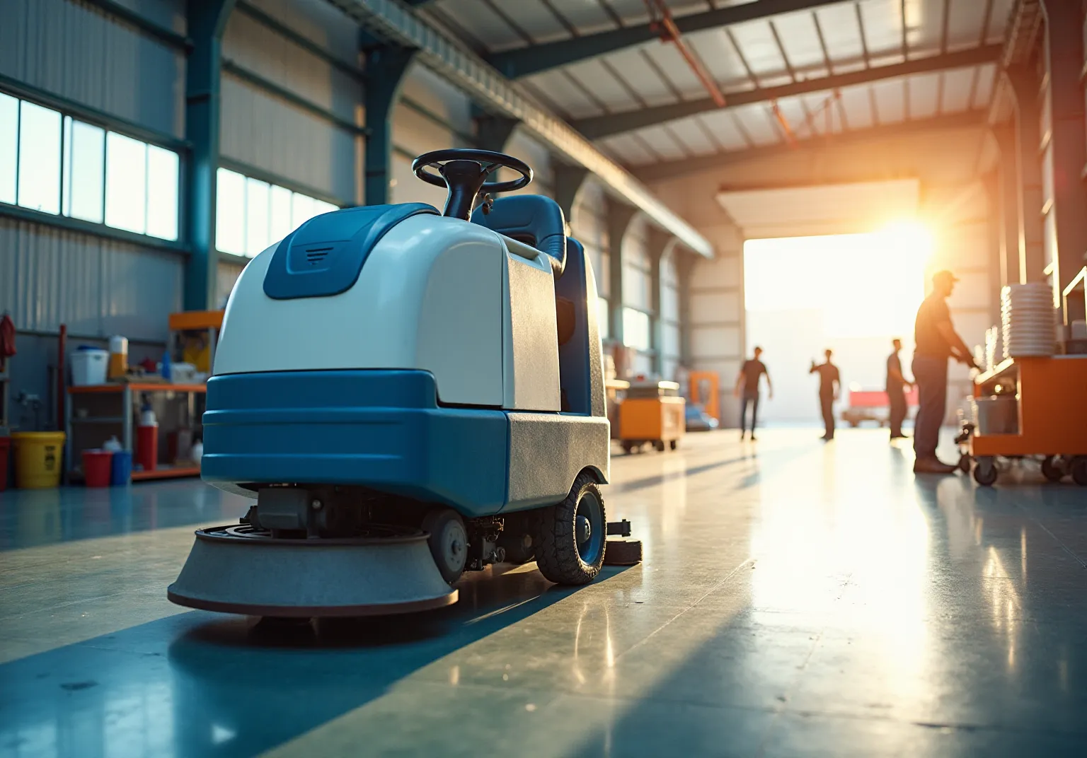 Floor scrubber machine rental near me