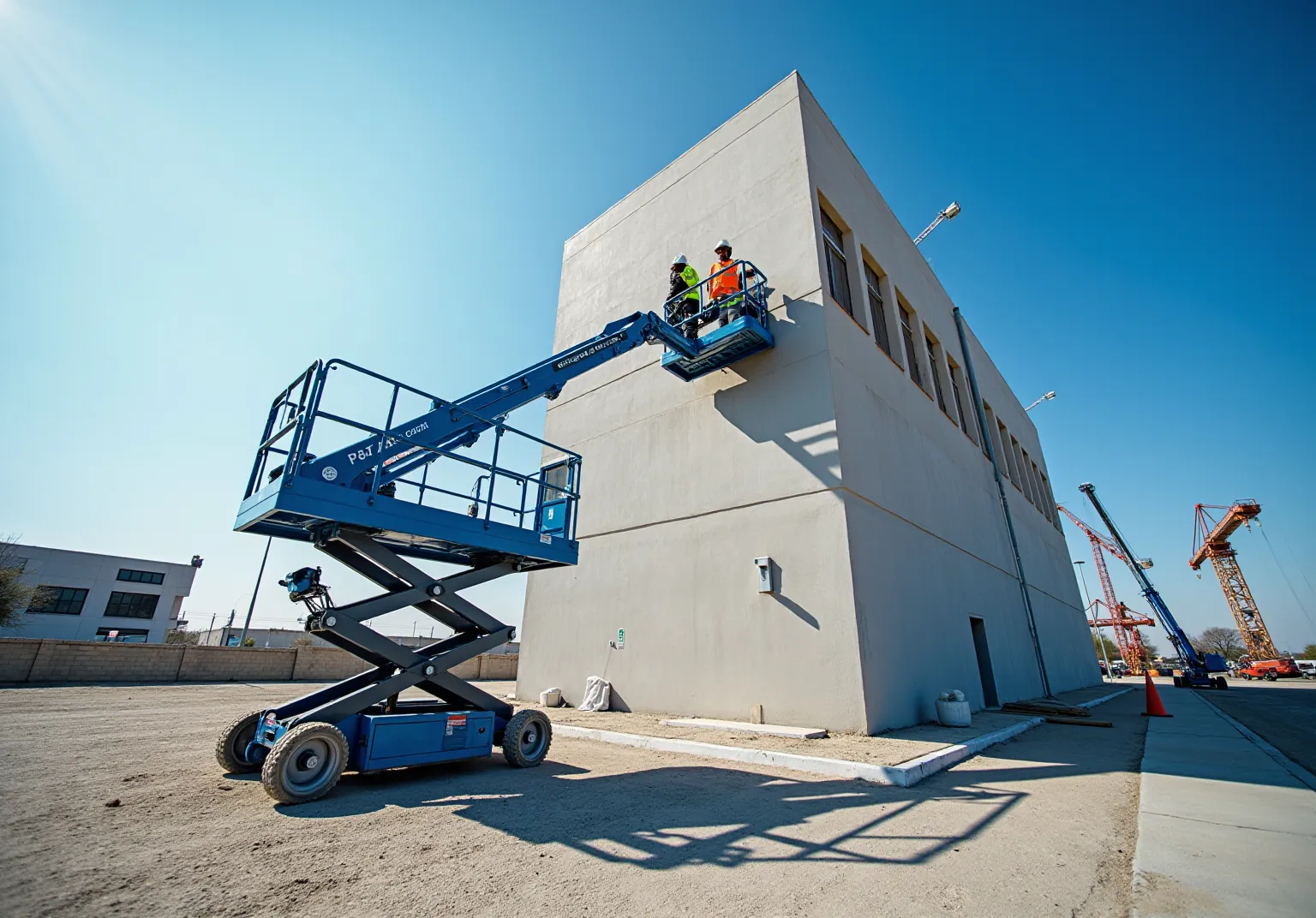10 Benefits of 25 ft Scissor Lift Rental for Construction Projects
