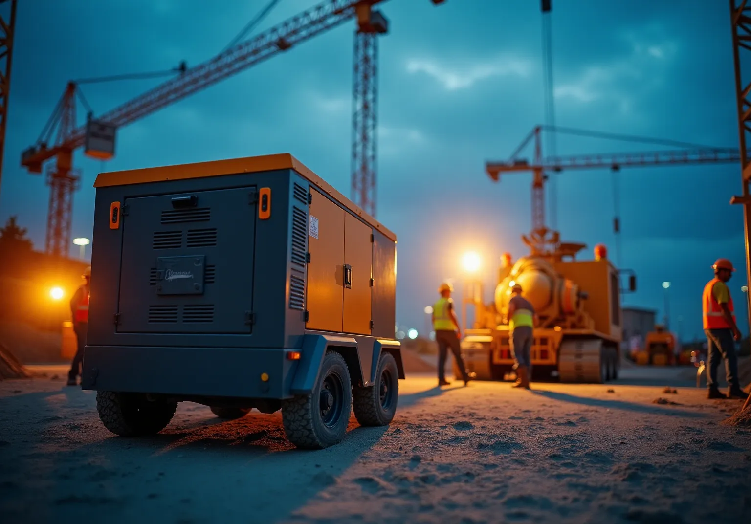 Maximize Efficiency with a 100 kW Generator on Construction Sites