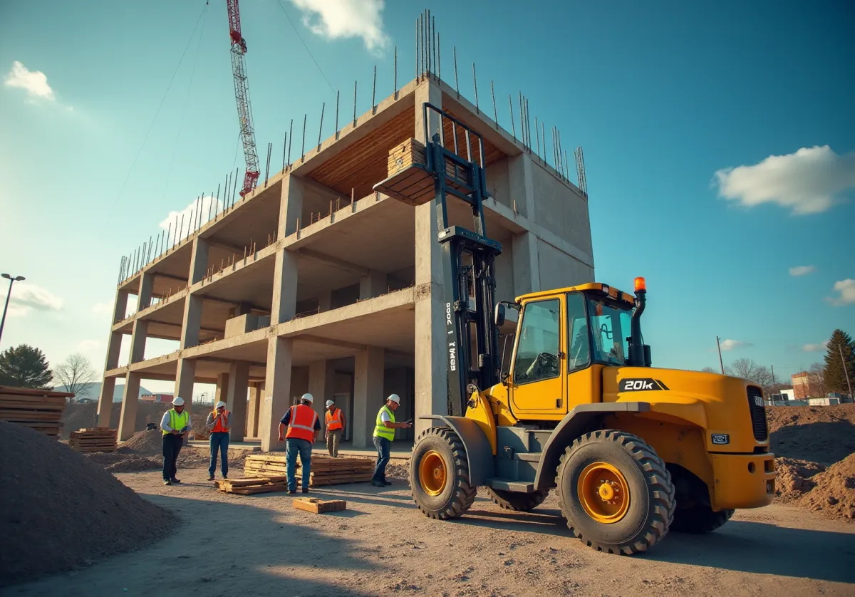 10 Benefits of 20k Forklift Rental for Construction Projects