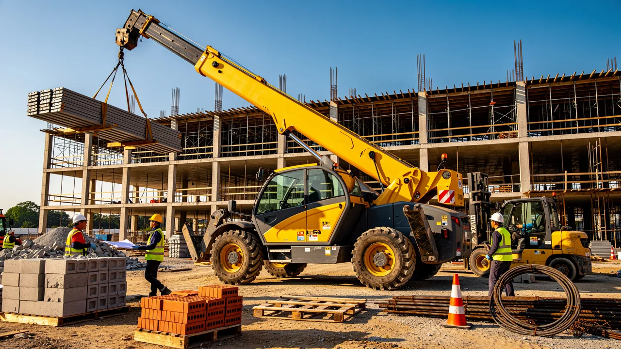What is a Construction Telehandler? Key Features and Benefits Explained