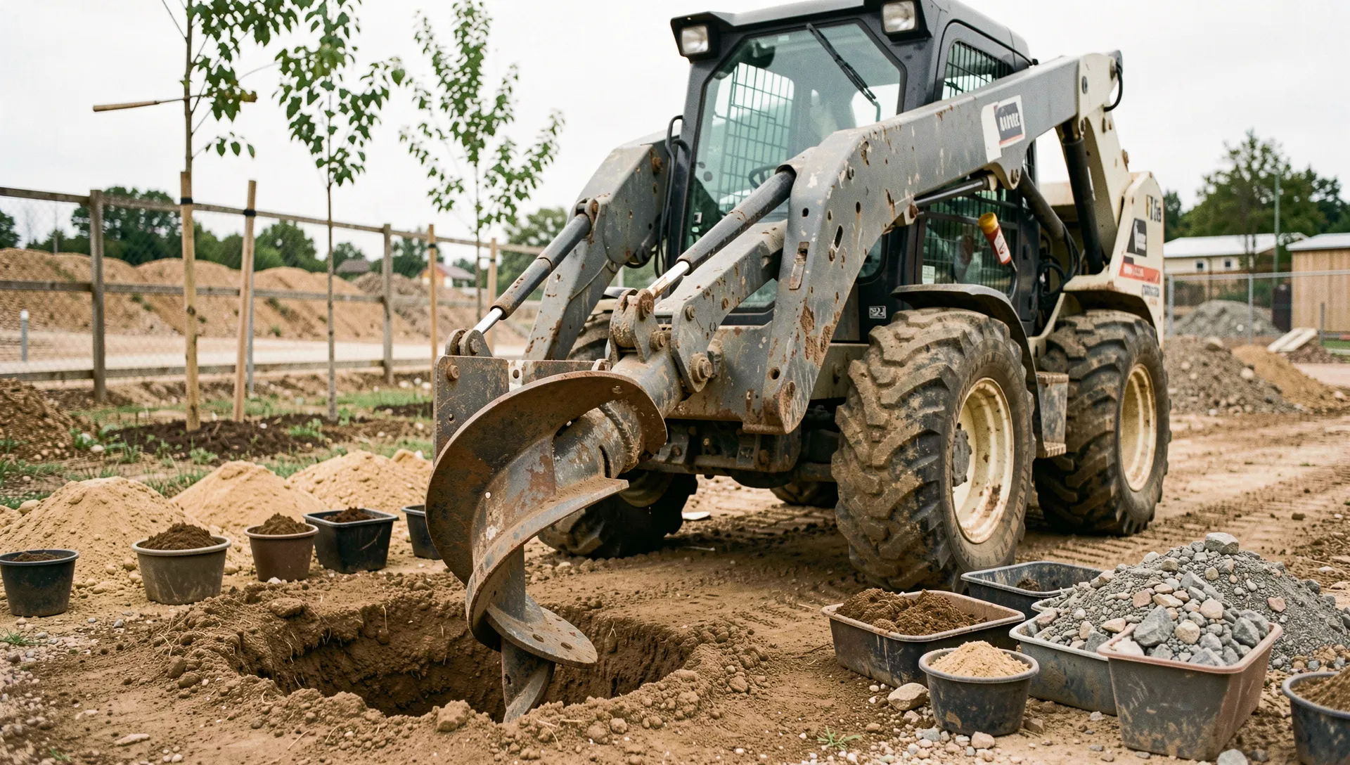 4 Essential Skid Steer Auger Bits for Your Construction Projects